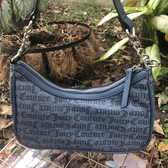 NWT Juicy Couture Eastide  Westaide Sholder Bag 💼 Color Denim - Picture 8 of 9